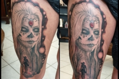 Dark La Catrina Tattoo