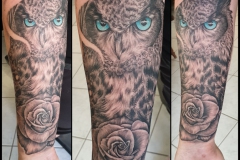 Eule Tattoo