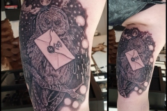 Eule Errol Tattoo Harry Potter Hogwarts