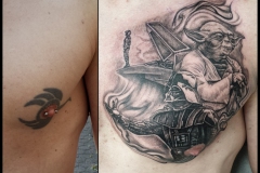 Star Wars Tattoo Cover Up